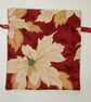 Christmas gift bag pretty poinsettia - Image 2