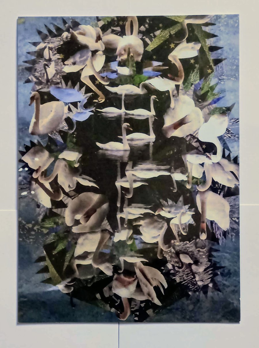 Swan Card 'Mistress'  A5 - Blank Greeting Card (matt)