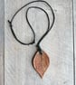 Ceramic leaf necklace - Image 8