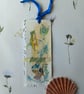 Hand drawn bookmark ' mermaid making waves' - Image 3