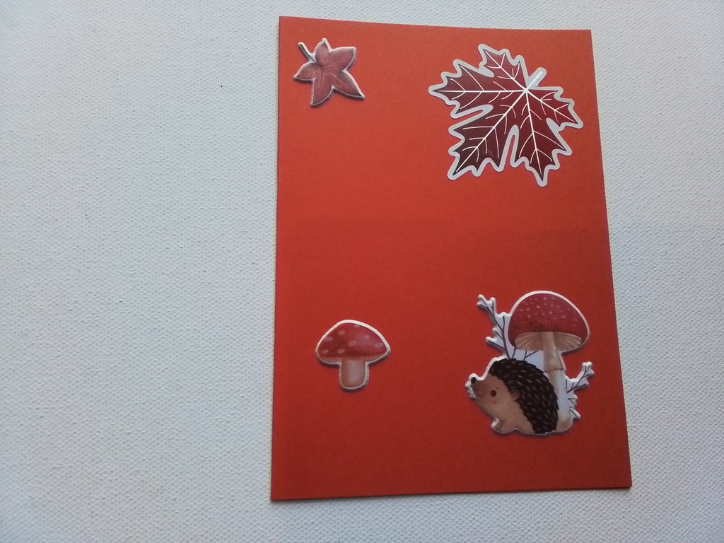 Woodland or nature inspired card for any occasion. Ref 401