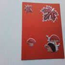 Woodland or nature inspired card for any occasion. Ref 401