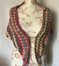 Multi-Coloured Crocheted Shawl - Image 4