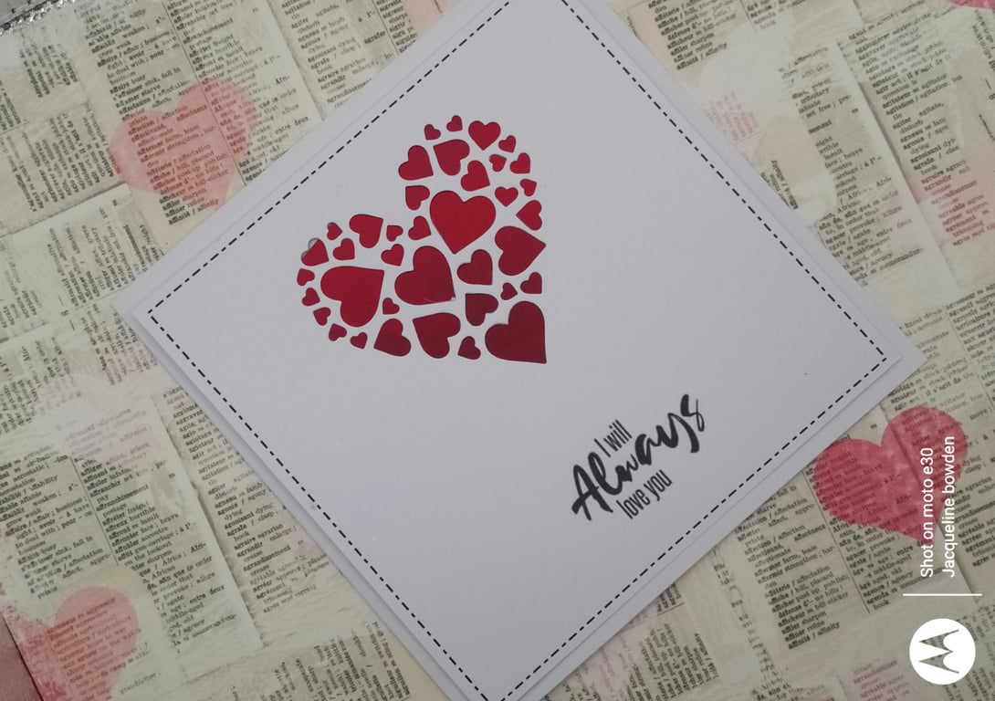 Valentines card with a cheeky message