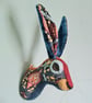 Bramwell Briar a hare in William Morris fabric - Image 5