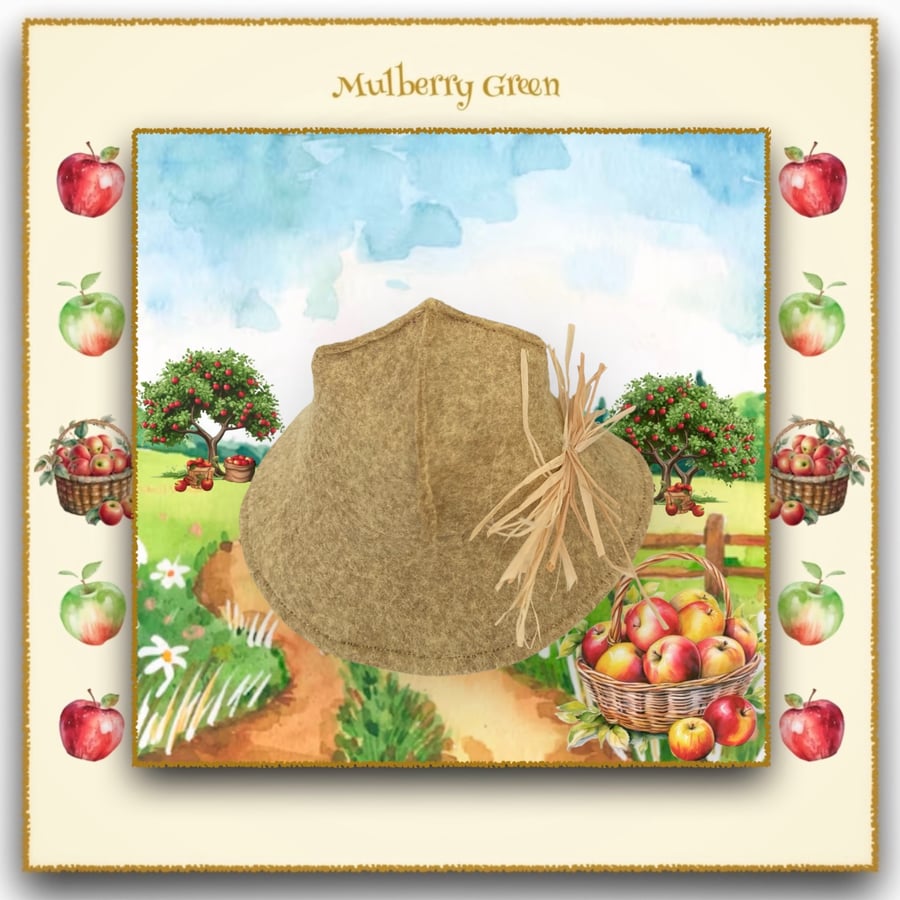 Reserved for June - Farm Hat