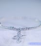 Sterling Silver Infinety Angel Bracelet Stretchy Handmade - Image 5