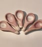 Blush pink salt box with spoon - Image 5