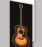 Acoustic Guitar music greeting card