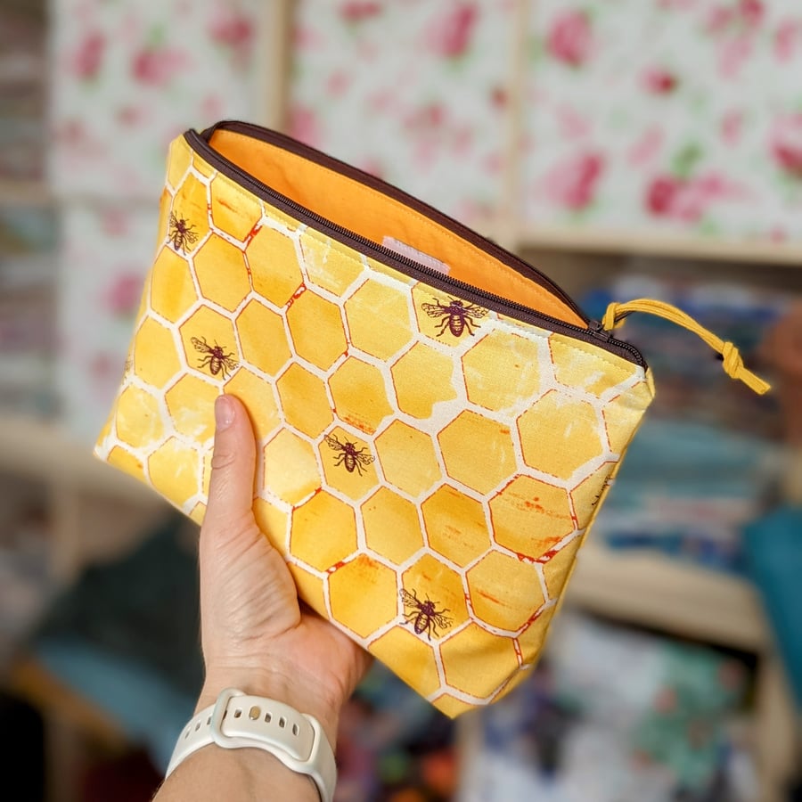 Bees Make Up Bag