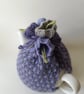 Tea cosy Tea cosie - midnight sky tweed - Image 4