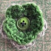 Pretty little crochet brooch 