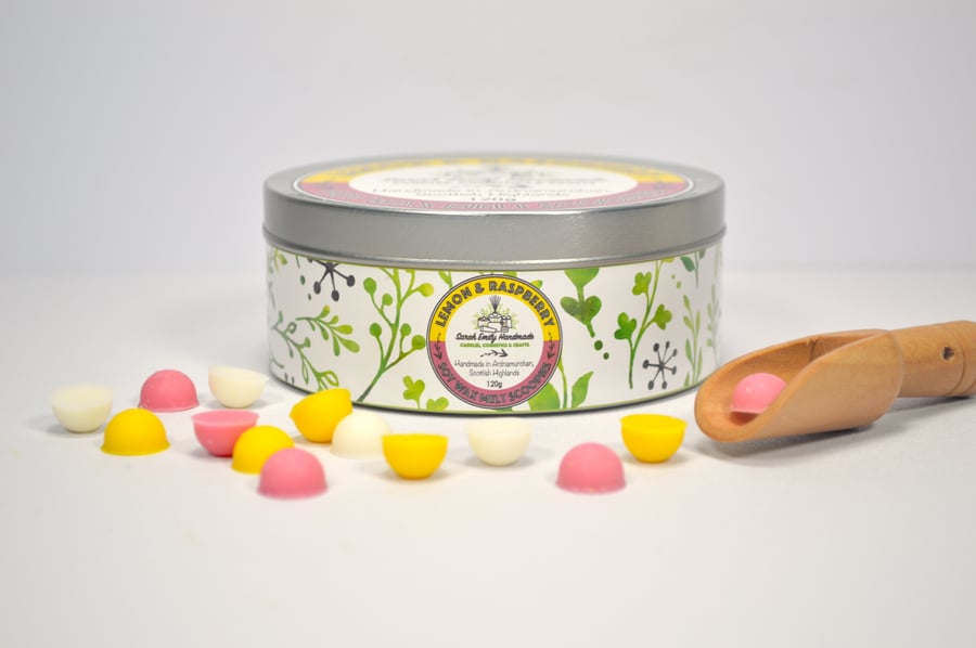 Lemon & Raspberry Wax Melt Scoopies