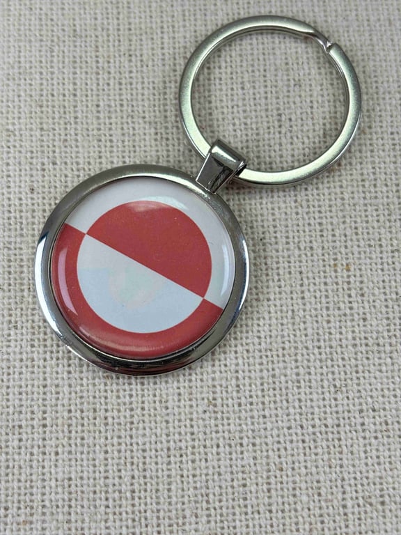 Greenland Flag Keyring