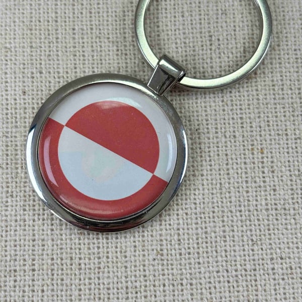 Greenland Flag Keyring