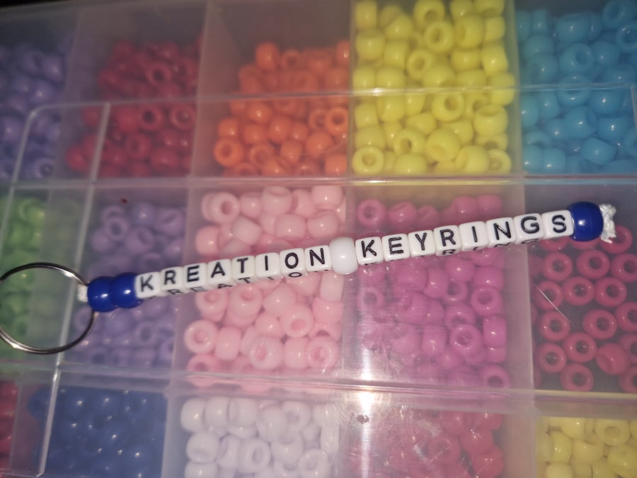 Personalised keyrings 
