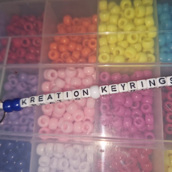 Personalised keyrings 