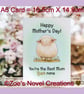 Sheep Mother's Day Card - A6 size 10.5cm X 14.8cm - Image 10