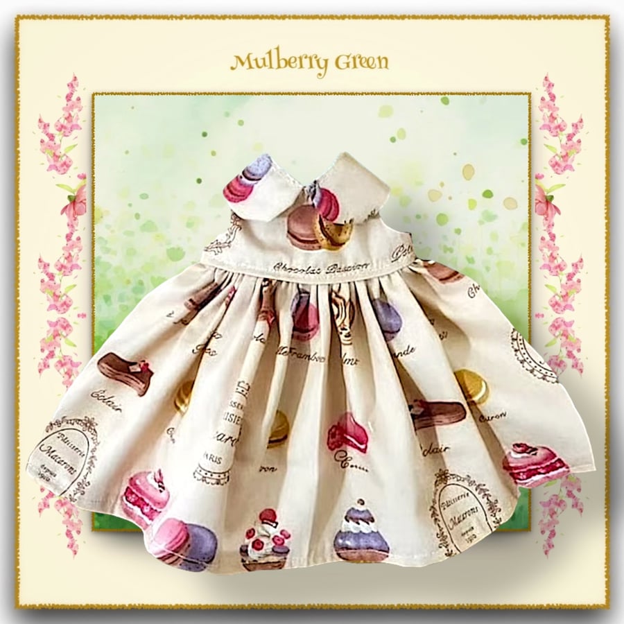 Café au Lait Doll’s Dress