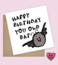 Happy Birthday You Old Bat, Cute Bat Pun Card for Friends & Family - Image 4
