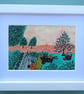 Framed Allotment Picture, Vegetable Gardening Art Print, Christmas Gift, Nature - Image 2