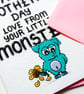 Cute Mother's Day Card For Mummy From Her Little Monster, Son, Daughter - Image 9