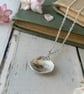 Silver Cockle Shell Necklace – Fine Silver Seashell Pendant - Image 5