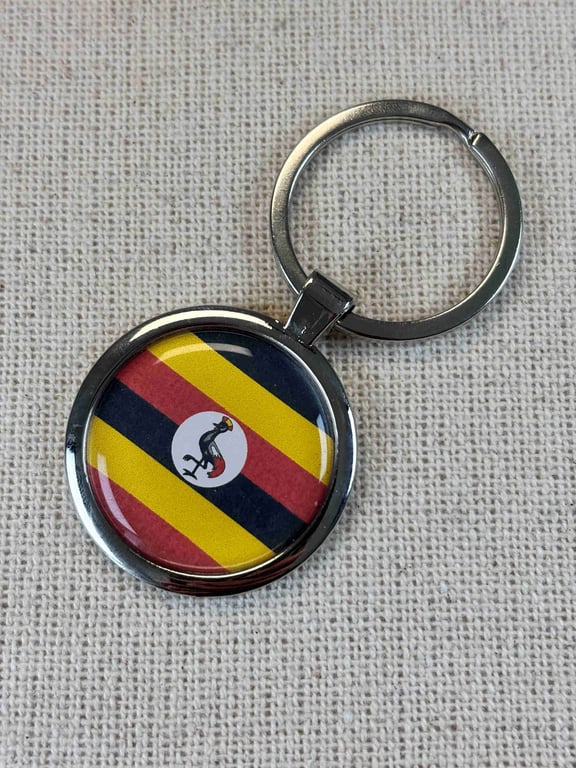 Uganda Flag Keyring