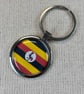 Uganda Flag Keyring