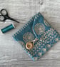 Embroidered Button Purse Pouch  - Image 2
