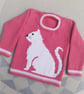 Knitting Pattern for a Cat on a Sweater.  Digital Pattern - Image 4