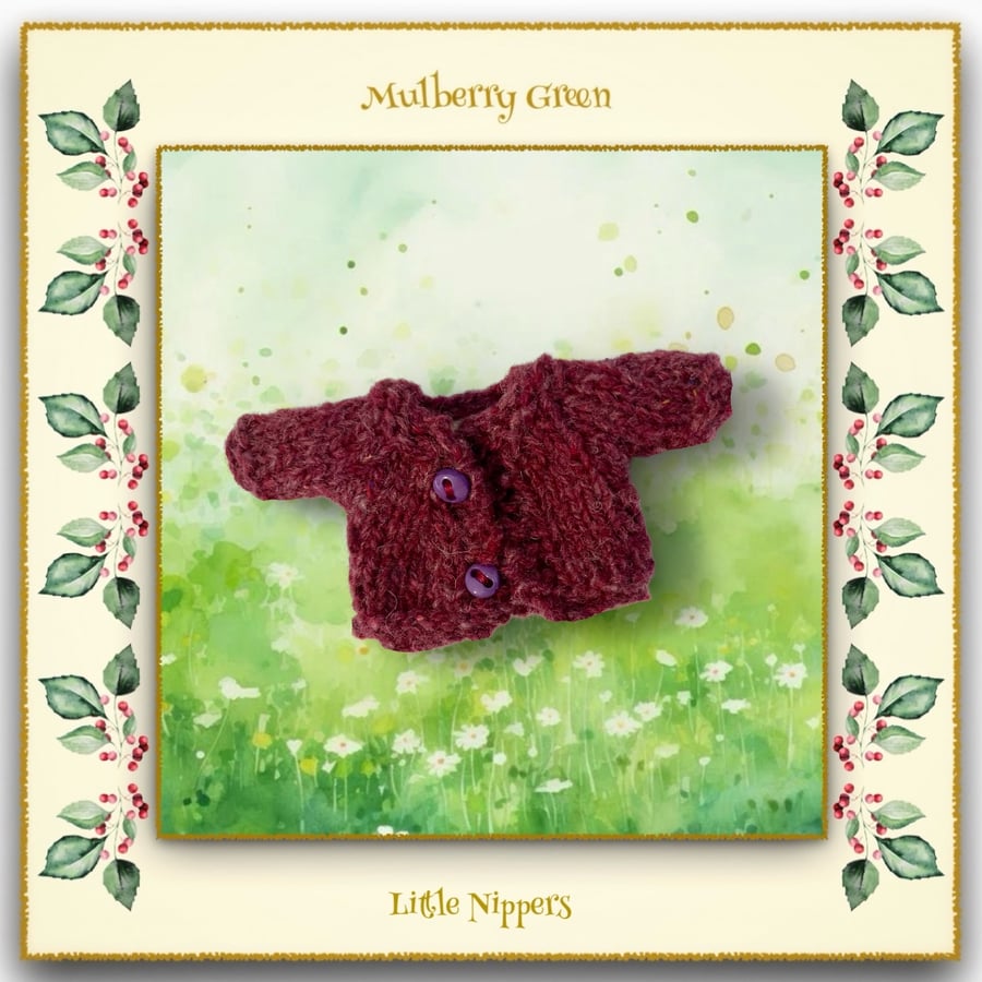 Little Nippers Mulberry Cardigan 