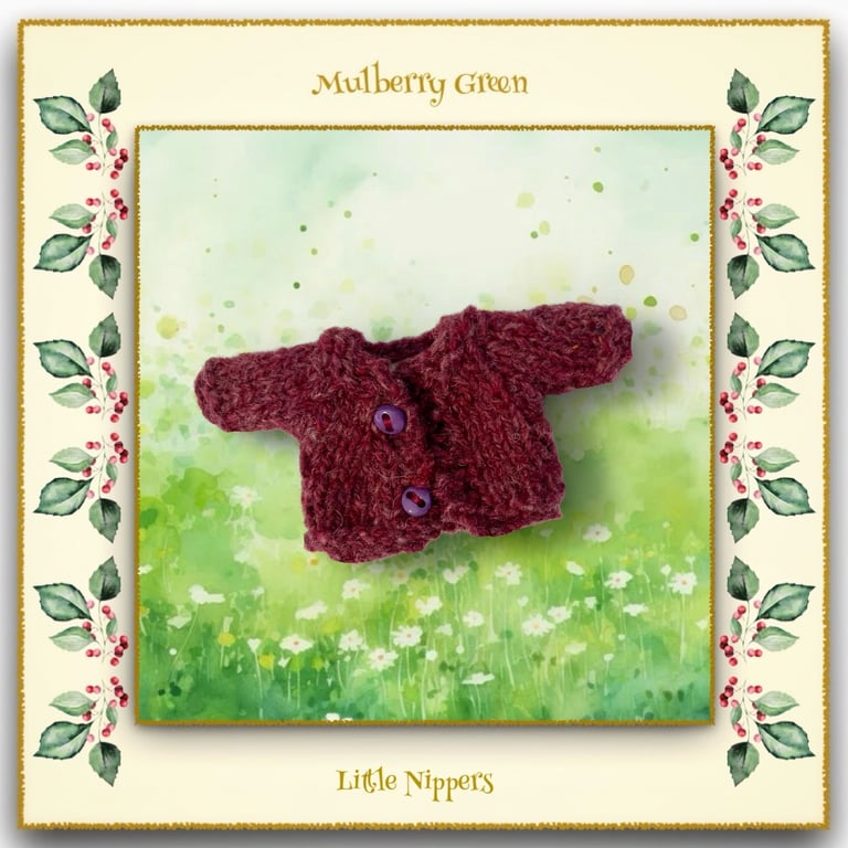 Little Nippers Mulberry Cardigan 