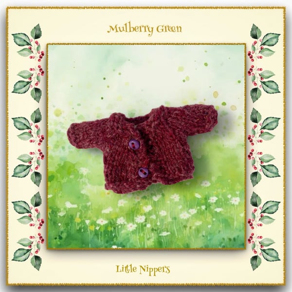 Little Nippers Mulberry Cardigan 