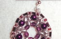 Purple earrings