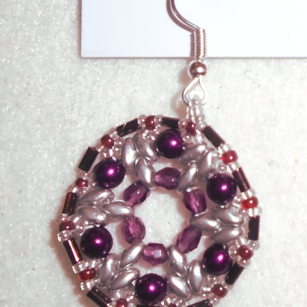 1920s-style bead earrings (customisable)