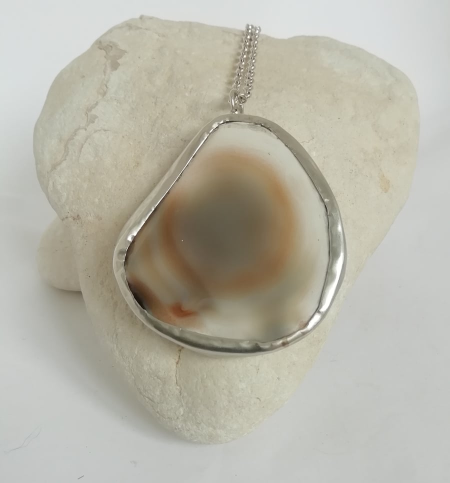 Slice of Agate Necklace