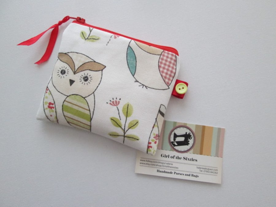 SALE Owls Coin Purse