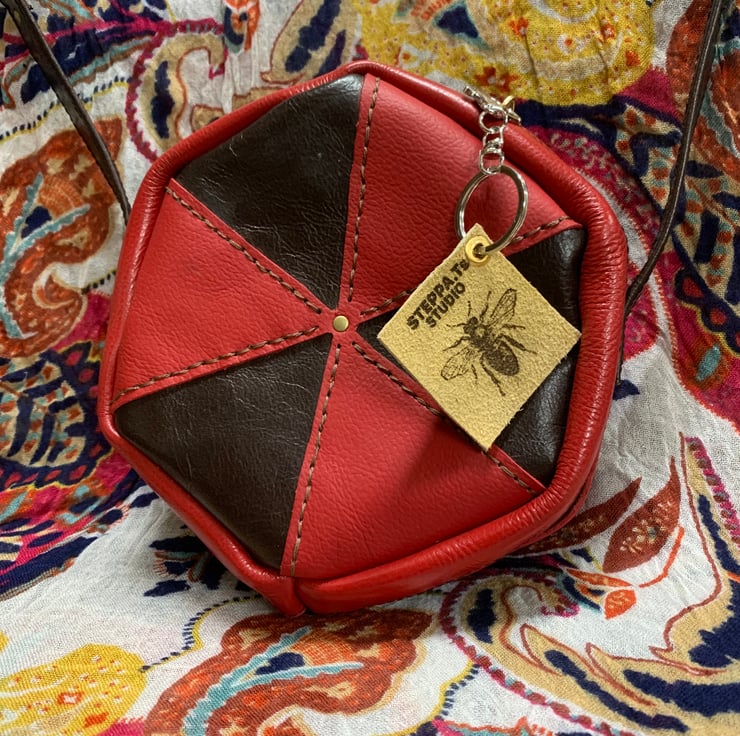 Hexagon crossbody bag Folksy