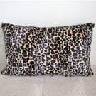 Leopard Print Tempur Travel Pillow Cover 16"x10" Soft Cuddlesoft Minky Fur SMALL