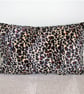Leopard Print Tempur Travel Pillow Cover 16"x10" Soft Cuddlesoft Minky Fur SMALL