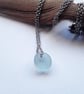 Simple Seaglass Pendant: Palest Blue - Image 1