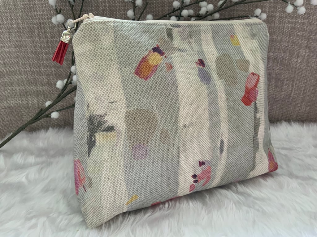 Toiletry Bag, Cosmetic Bag, Make Up Bag, Travel Bag, Cosmetic Bag, Voyage Fabric