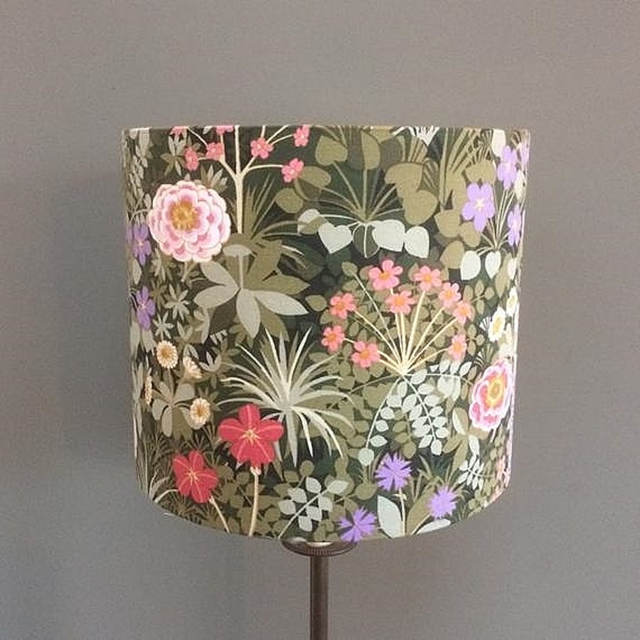 Vintage floral lamp shade discount
