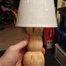 Wood Turned Table Lamp