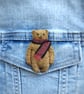 Oscar – Bear Brooch