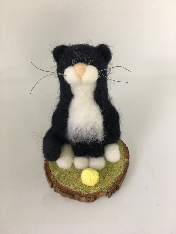 Needle Felted Cat