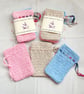 Pastel Soap Saver bags, crochet - Image 2