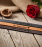Adjustable Personalised Leather Coordinates Bracelet - Optional Secret Message  - Image 6