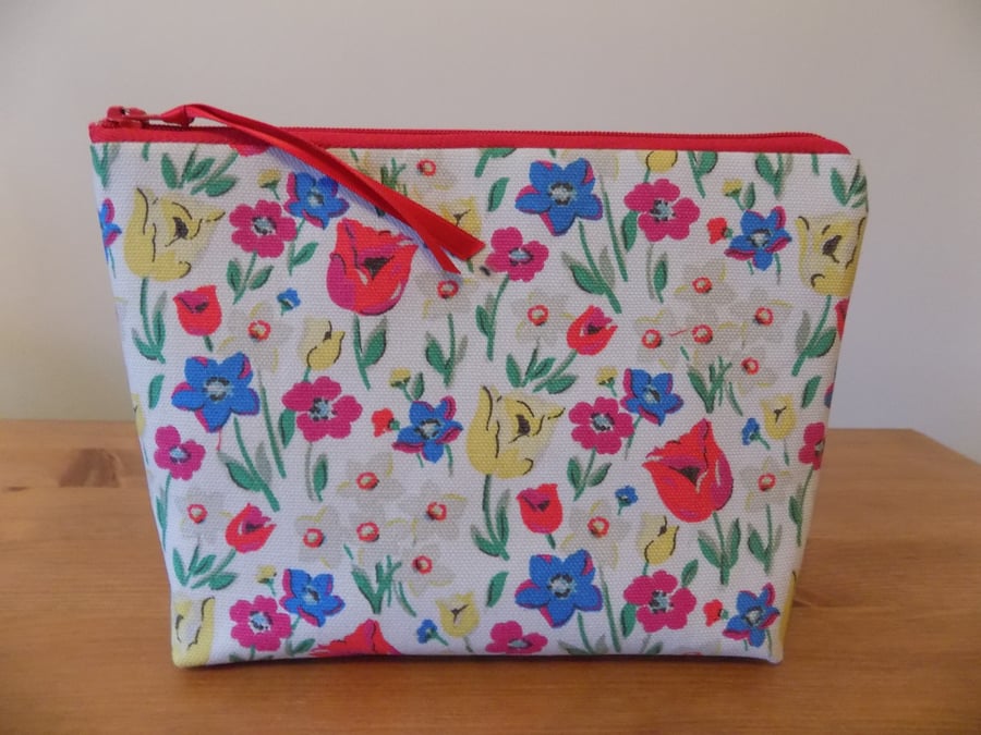Cath Kidston 'Paradise Fields' Floral Fabric Make Up Bag Case